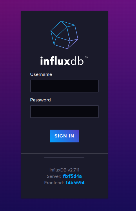 WEB-интерфейс к InfluxDB